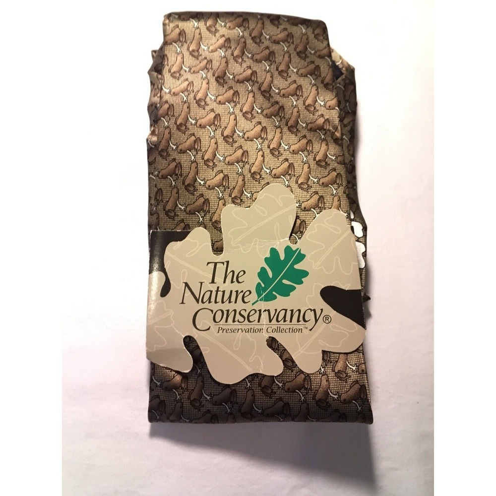 Nature Conservancy Silk Tie Tree Frog Mens Novelty Wildlife Collector
